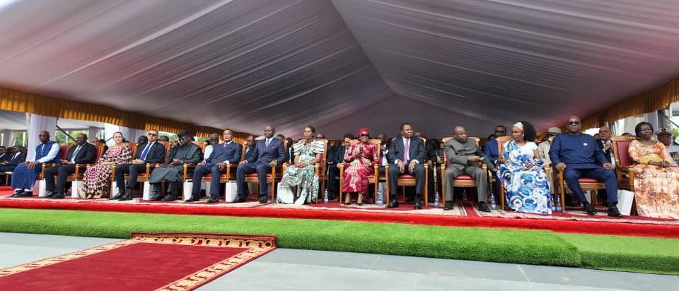 Gabon/Inauguration du Palais des Congrès " Omar Bongo Ondimba": six chefs d'État présents