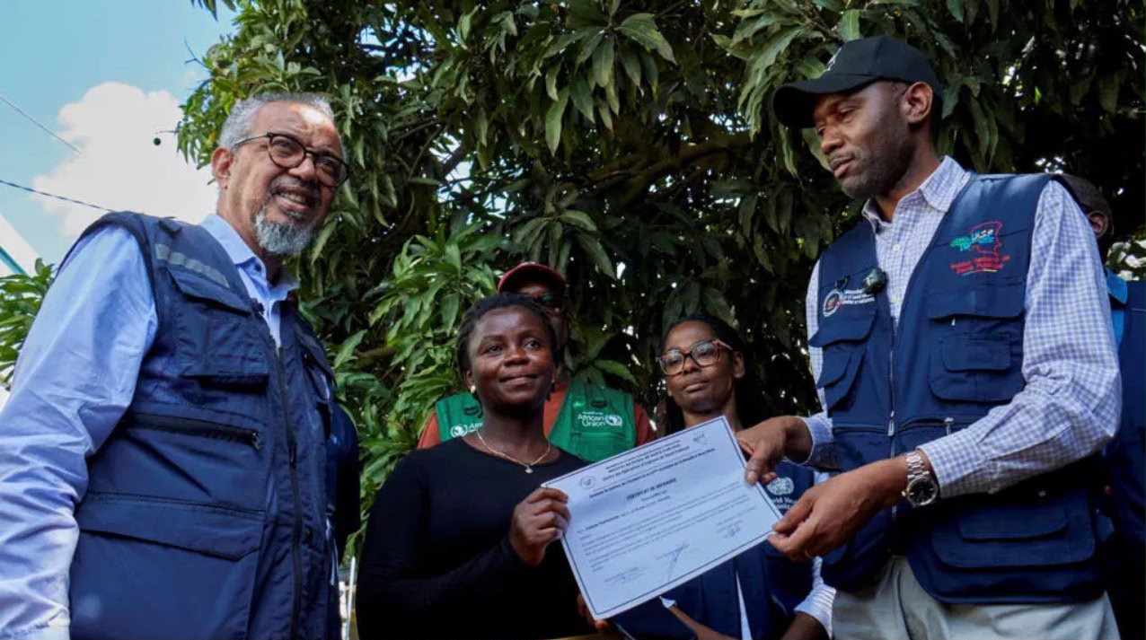 RDC/Ebola : fin de la visite du directeur général de l'OMS à Kinshasa