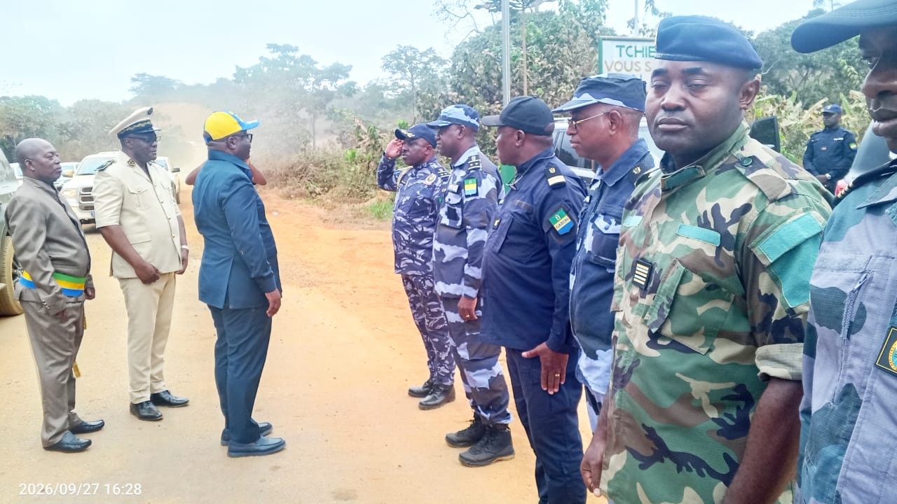 Gabon/ : Arrivée du ministre de l’Intérieur  à Tchibanga